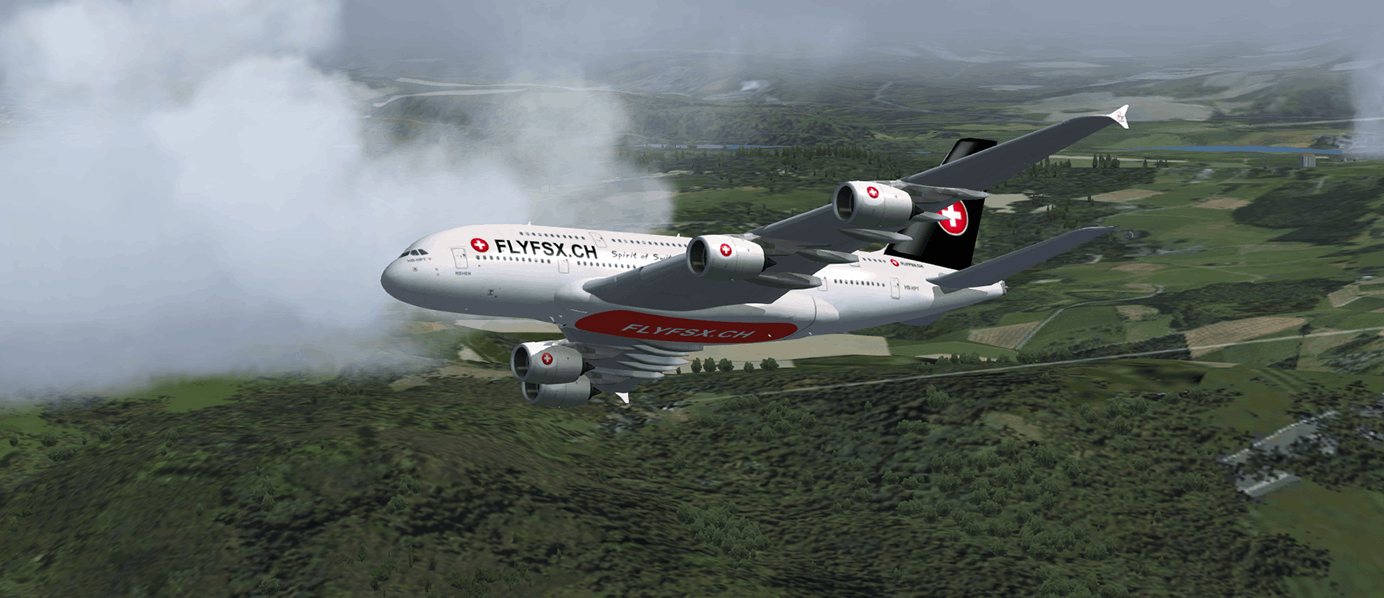 FLYFSX - Flugsimulator - Flight Simulator -  Rüchligweg 55 - 4125 Riehen - Basel - Baden - Aarau - Zürich - Schweiz - Lörrach - Freiburg - Deutschland. 